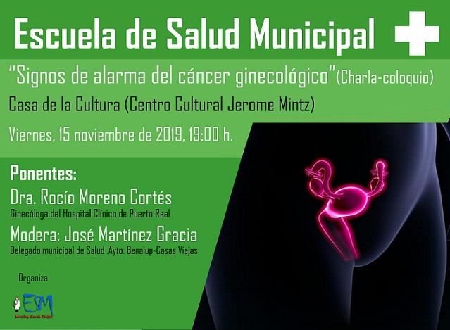 La Escuela de Salud ofrece este viernes 15 una charla-coloquio sobre el  cáncer ginecológico