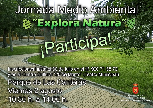 Recuerda: La Delegación de Medio Ambiente organiza la jornada “Explora  Natura”